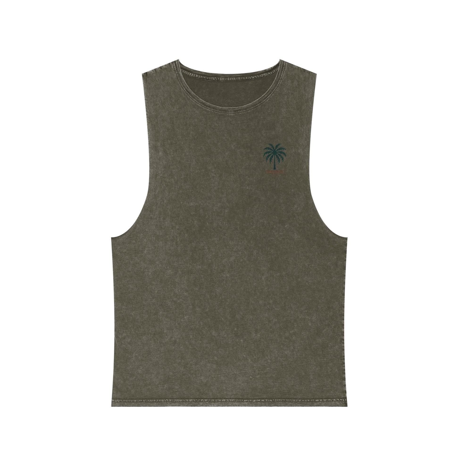 GAGBROS Palm Tree Tank – Stonewashed