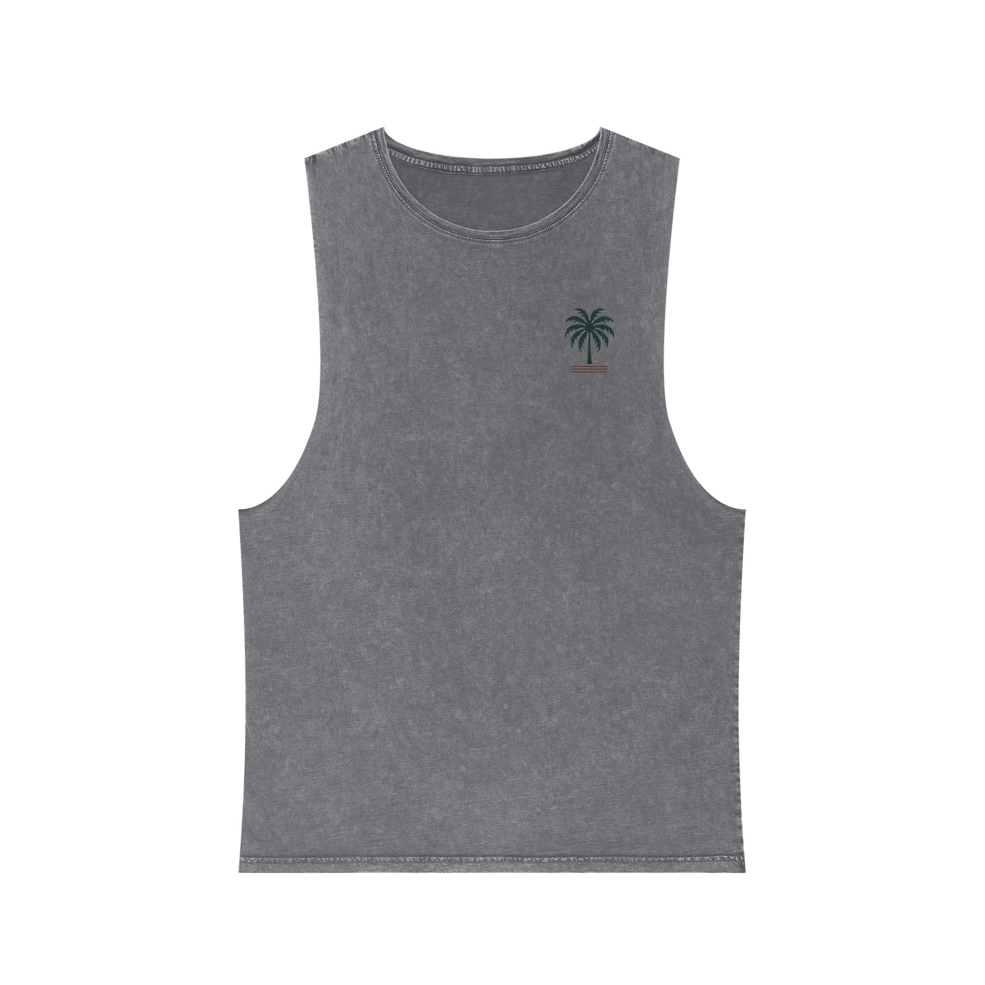 GAGBROS Palm Tree Tank – Stonewashed